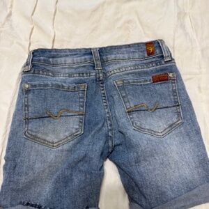 7 for all mankind jean shorts size 8 kids